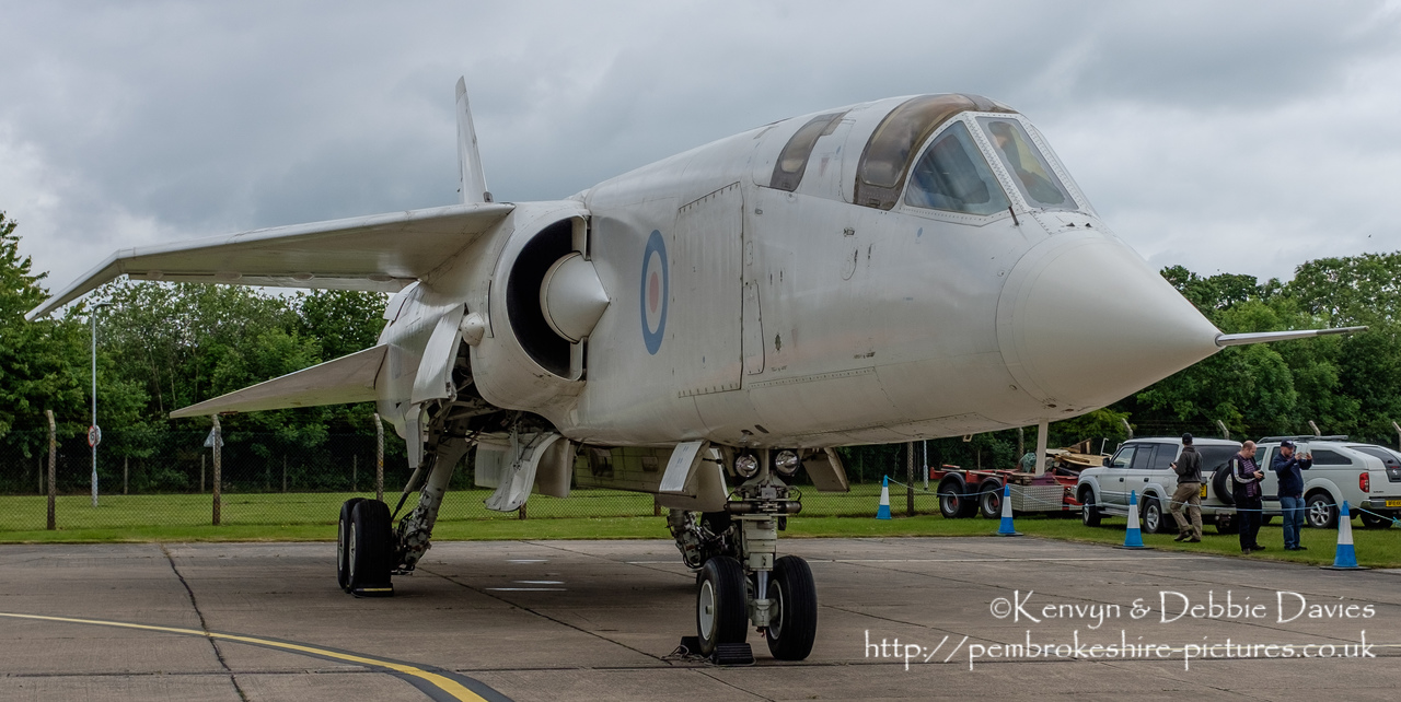 Designed in the early 60s, the first flight of the TSR 2 (Tactical Strike and Reconnaissance Mach 2) occurred in 1964. This is the second TSR 2 built (the first and only one that flew no longer exists).